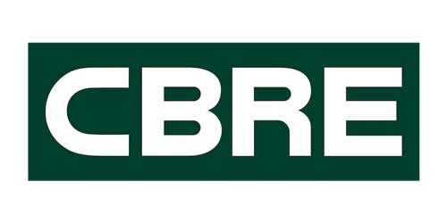 Logo of cbre group, inc. against a white background.